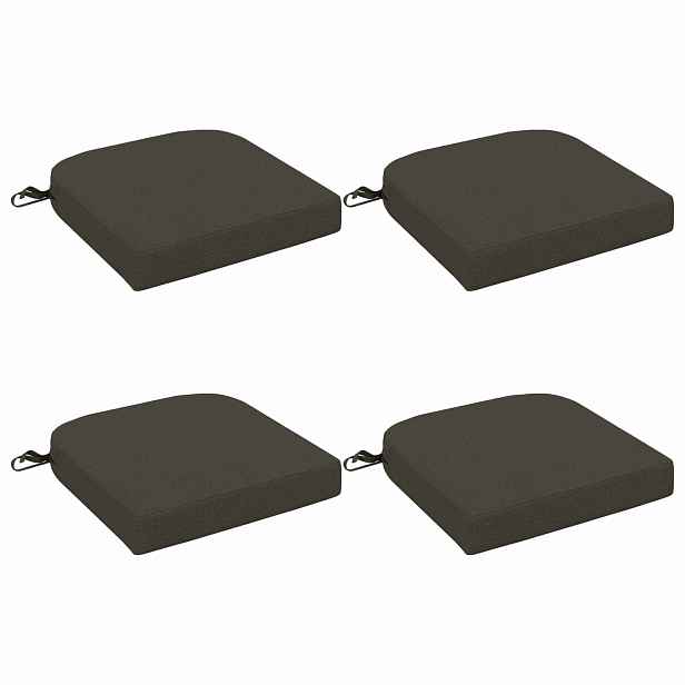 vidaXL 4-dílné sedáky SOEST 4 pcs 100% polyester Antracitová