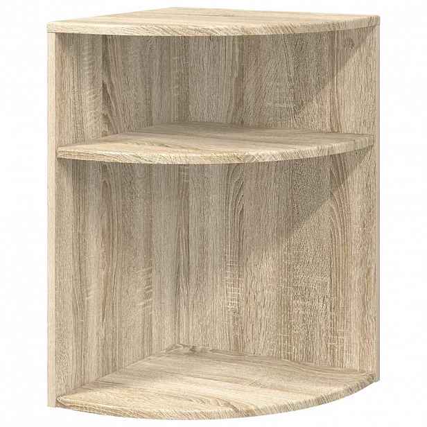 vidaXL Odkládací stolek Sonoma dub 39,7 x 39,7 x 60 cm