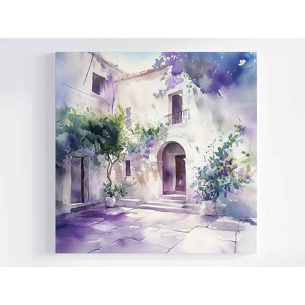 Obraz Na Plátně Canvas Architektura Jižní Nádvoří Arkáda Dům 50x50