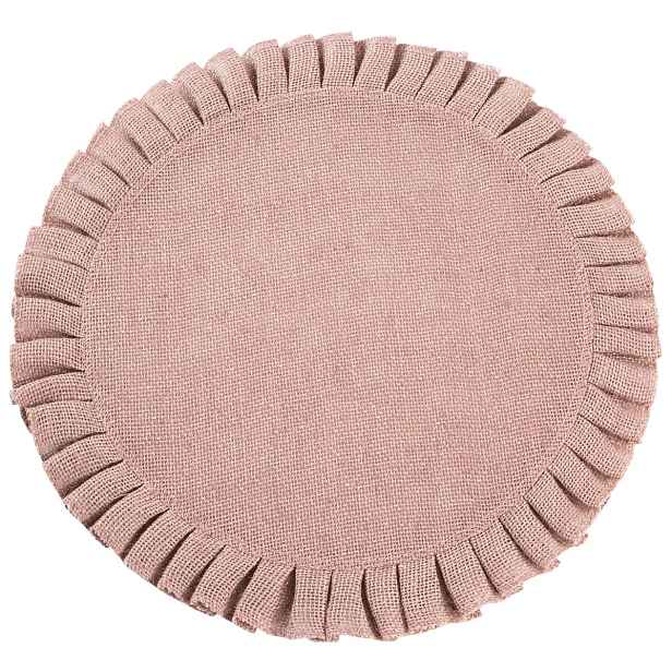 Prostírání kulaté LILIANA růžová Ø 38 cm Mybesthome