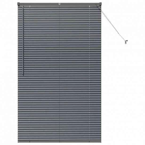 vidaXL Venet školní žaluzie Tmavě šedá 175 x 105 cm 25 mm Hliník