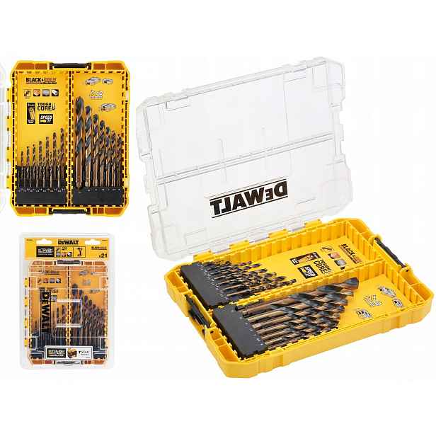 Dewalt Sada Vrtáků Do Kovu 21 Ks Toughcase