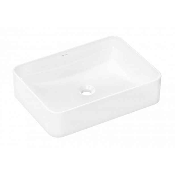 Hansgrohe Xuniva Q - Umyvadlo na desku, 55x40 cm, bez přepadu, bílá 60168450