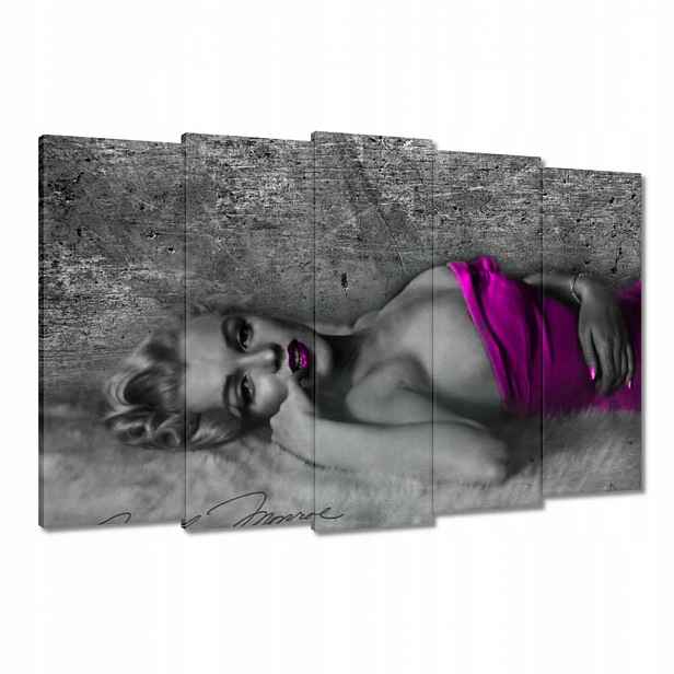 Obrazy 150x95 Růžová Marilyn Monroe