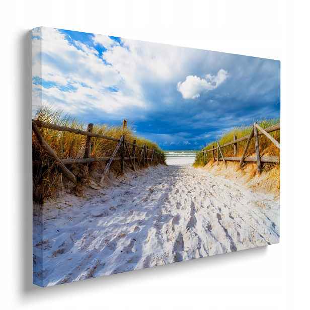 Obraz na zeď Pláž nad Baltem na prémiovém plátně 70x50 cm