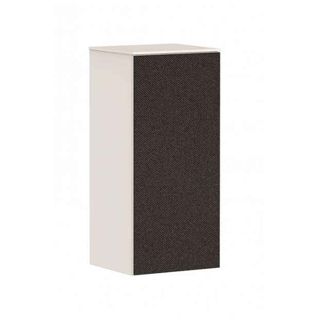 Hansgrohe Xevolos E - Boční skříňka, 41x89x36 cm, 1 dvířka, panty vlevo, matná béžová/textilní tmavá šedá 54213660