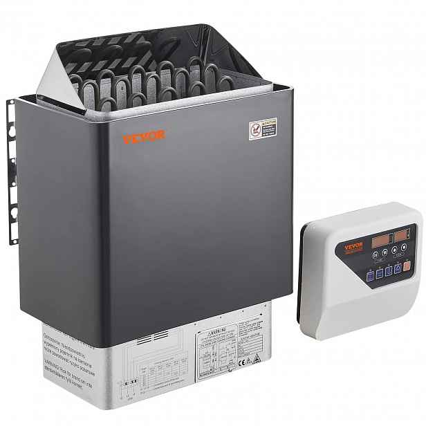 Kamna 8 kW 400 V, digitální ovladač do domu Spa