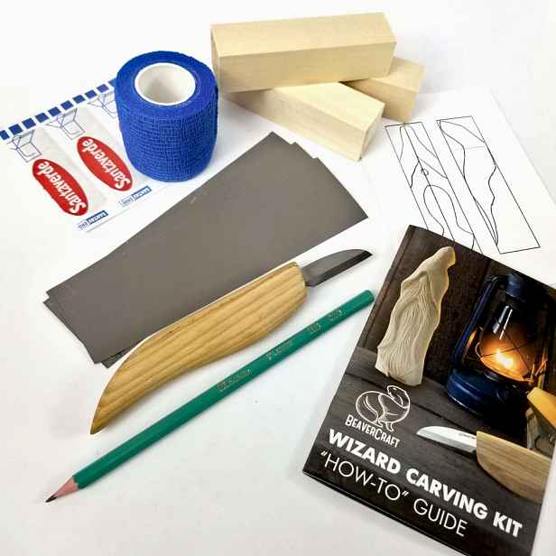 Sada na vyřezávání Hobby Diy Čaroděj Beaver Craft