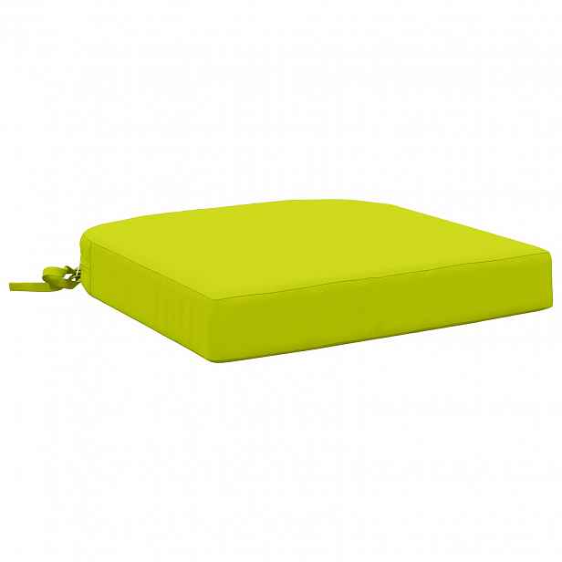 vidaXL 1-dílný sedák SOEST 100% polyester Jasně zelená 45 x 45 x 7 cm