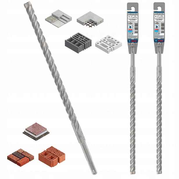 Vrták 14 Do Betonu Vyztuženého Kladivem Sklíčidlo Sds Plus Pro 5X 310 MM Karbid