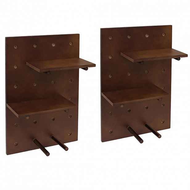 MCW NÁSTĚNNÝ PANEL Hnědý Kompletní sada