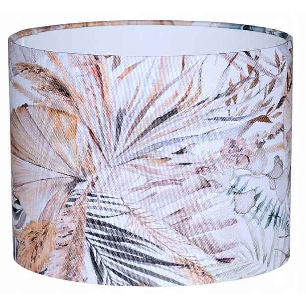 Boho Listy Abažur E27 Zavinovací Okraje válec stínidlo na lampu 20 cm Primavera