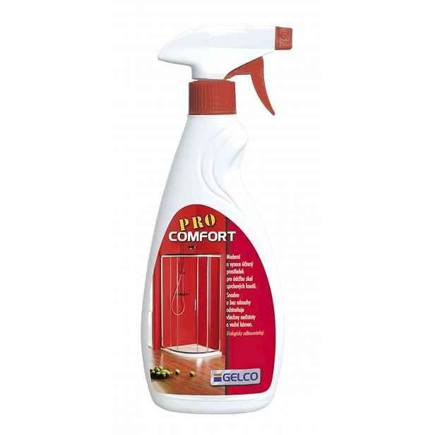 Gelco - Odstraňovač vodního kamene z výplní, objem 500 ml PRO COMFORT