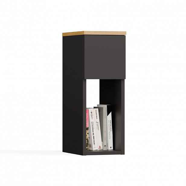 RAUMHIRSCH FURNITURE NOČNÍ STOLEK antracit, Artisan 20/55/30