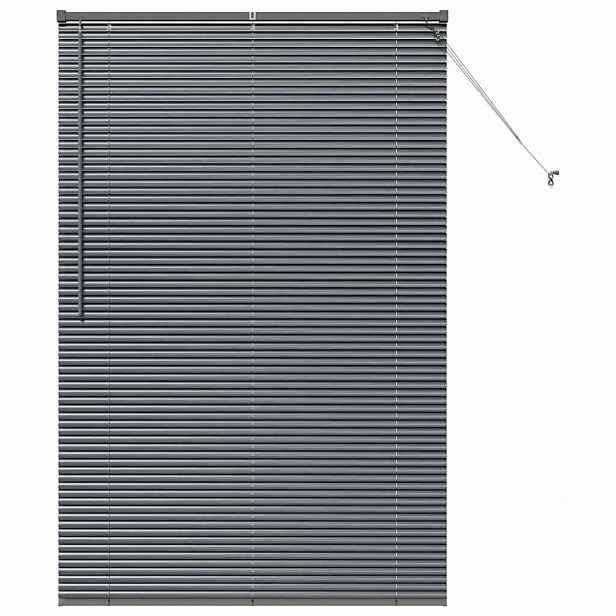 vidaXL Venet školní žaluzie Tmavě šedá 175 x 120 cm 25 mm Hliník