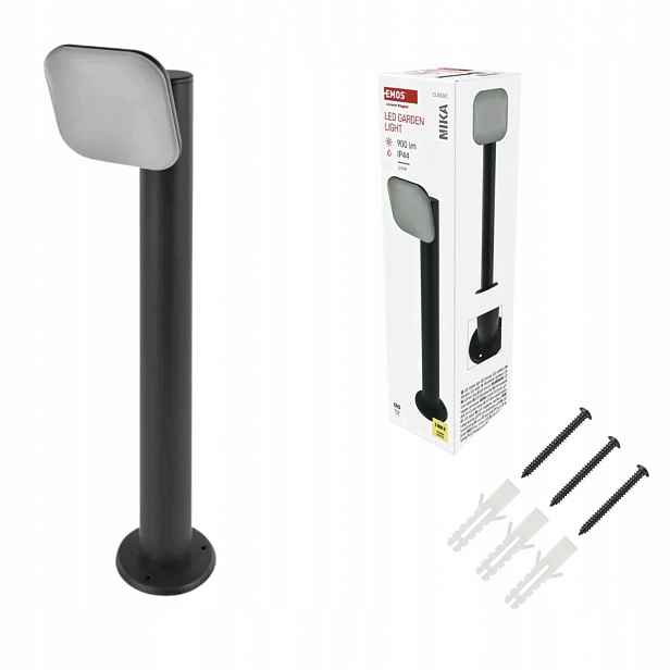 Led zahradní osvětlovací sloupek, moderní stojací lampa do zahrady Emos