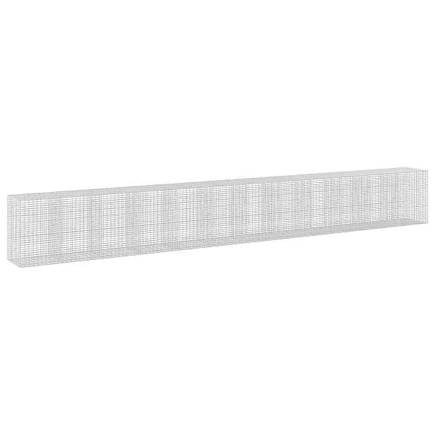 vidaXL Gabion s drátem 3,5 mm a síťkou 5x10 cm 1200x100x150 cm