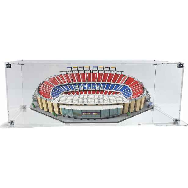 Vitrína s podstavcem Drewlandia pro stavebnici Lego 10284 Camp Nou Fc Barcelona