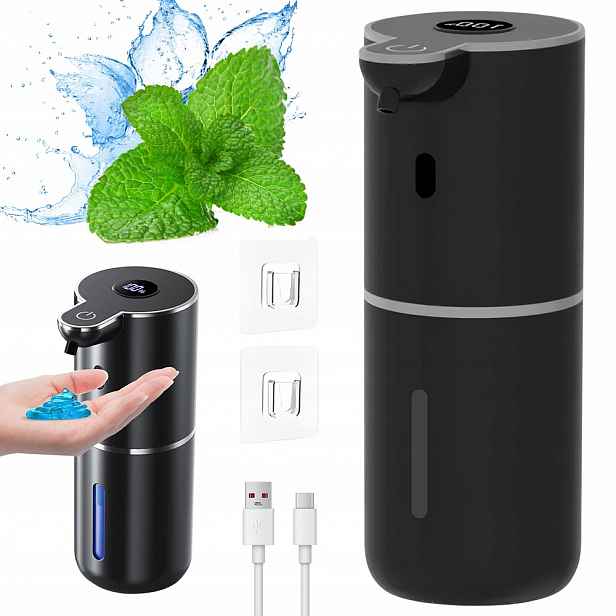 Bezdotykový Automatický Dávkovač Ir Mýdla Namontovaný Na Stěnu 380 ML