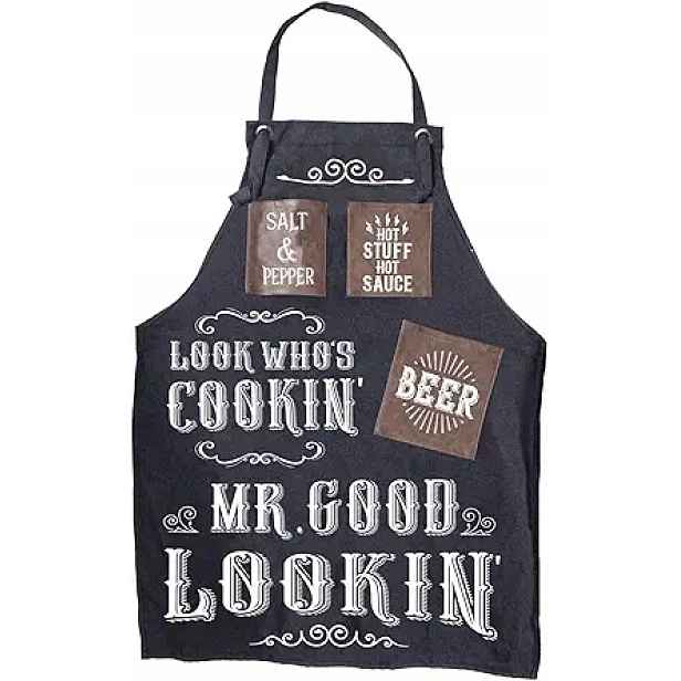 Grilovací Zástěra Pro Kuchaře Mr Good Lookin' Ideální Pro Gril Mastera