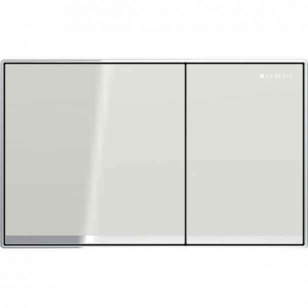 Ovládací tlačítko Geberit Sigma sklo písková šedá 115.640.JL.1