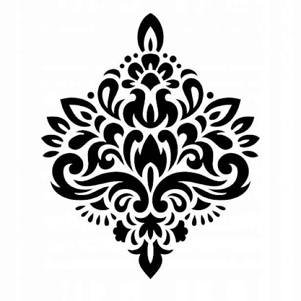 Šablona Na Ozdobné Omítky LuxBud Ornament 2B 92x75 cm Moderní