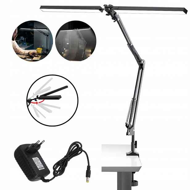 Led stolní lampa na školní stůl Noční Lampa Kreslící, nastavitelná