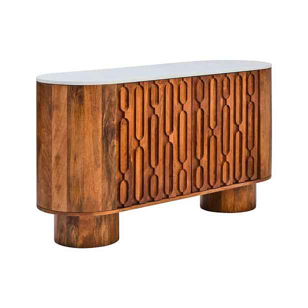 Komoda z mangového dřeva v přírodní barvě 140x75x45 cm Torcino – Premier Housewares