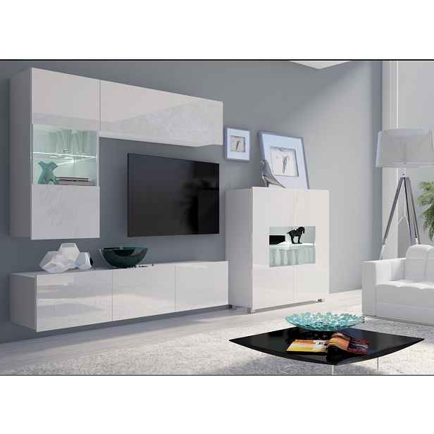 Moderní bytový nábytek Celeste H bílý