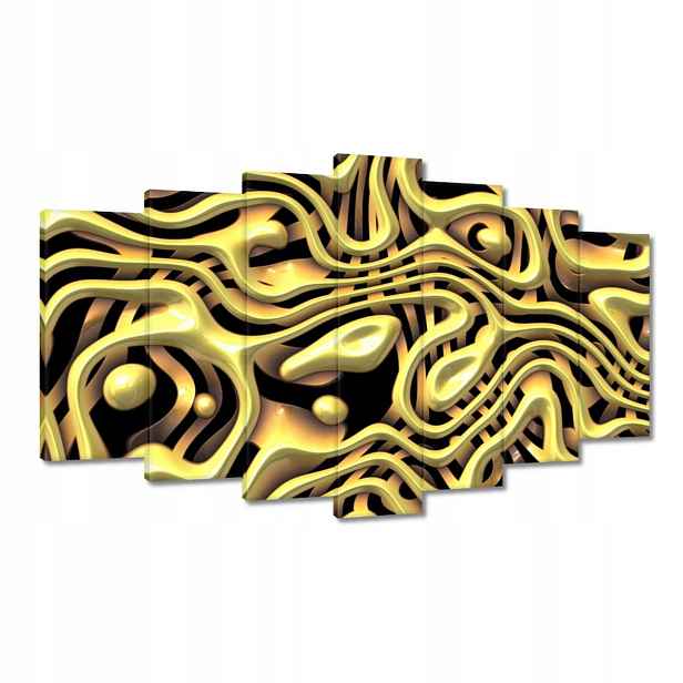 Obrazy 140x80 Zlato