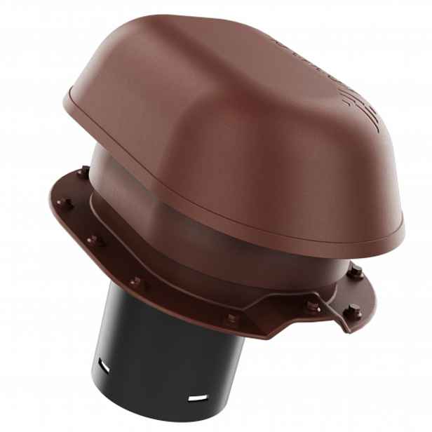 Větrací komín fi125 pro plech Budmat Taira Bronz 8017