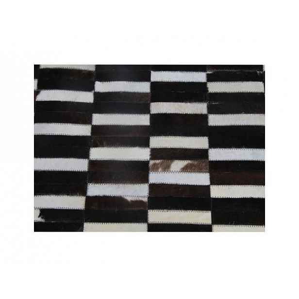Luxusní koberec KŮŽE Typ6, patchwork, 171x240 cm