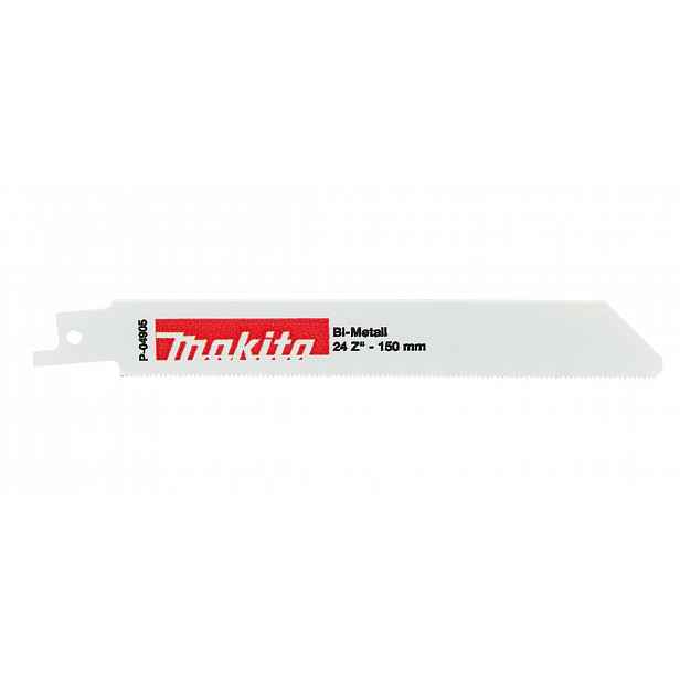 Makita - Sada pilových plátků na kov 24 TPI, délka 150 mm, 5 ks P-04905