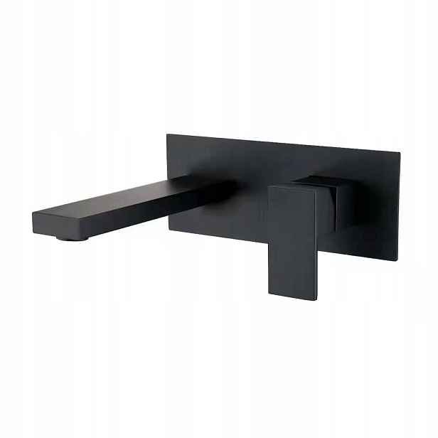 Podomítková umyvadlová baterie Wezer PRO10-02-BLACK