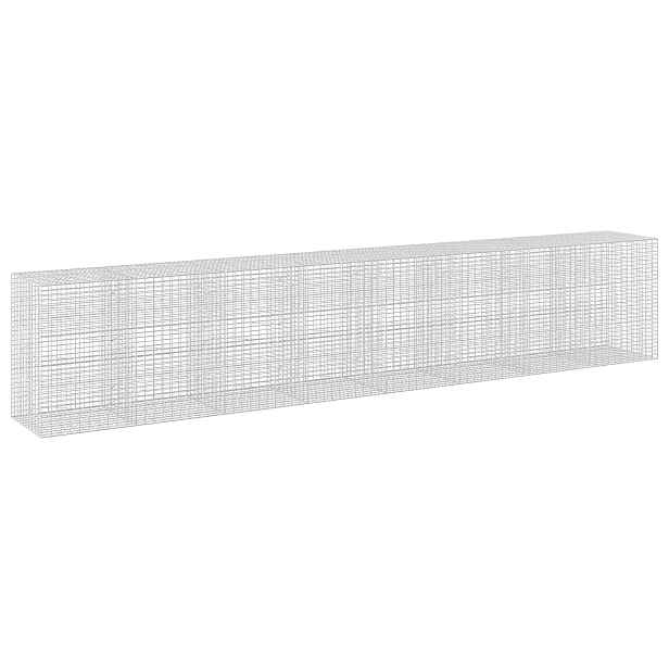 vidaXL Gabion s drátem 3,5 mm a síťkou 5x10 cm 800x100x150 cm