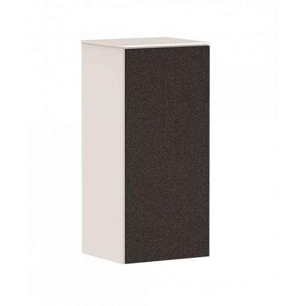 Hansgrohe Xevolos E - Boční skříňka, 41x89x36 cm, 1 dvířka, panty vpravo, matná béžová/textilní tmavá šedá 54216660