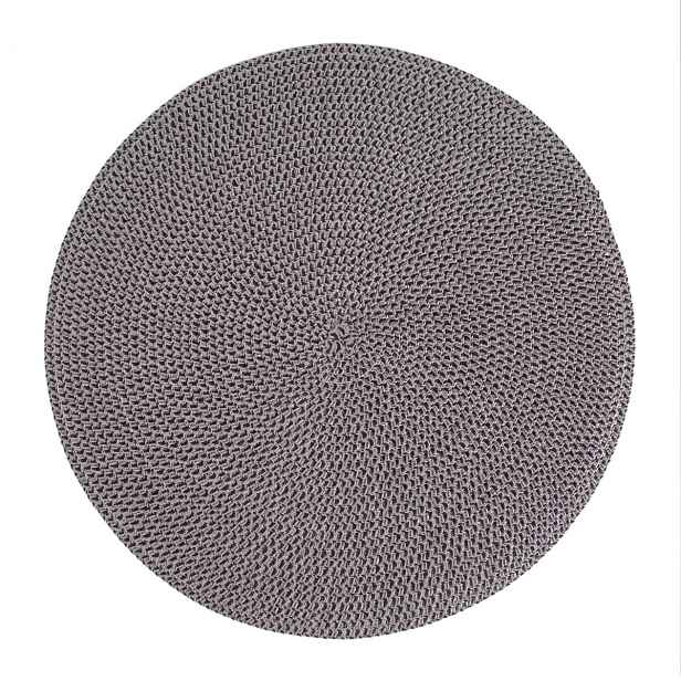 Prostírání kulaté ADRIAN šedá Ø 38 cm Mybesthome