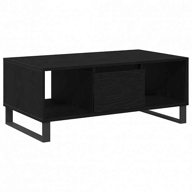 vidaXL Konferenční stolek Černý dub 90 x 50 x 36.5 cm Kompozitní dřevo
