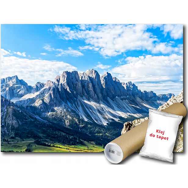 Vinylová Fototapeta Hory Krajina Pohled 152x104