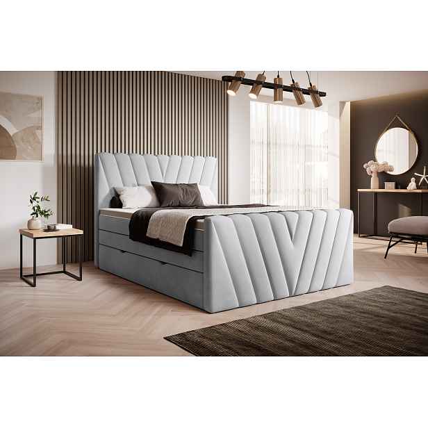 Boxspring Candice Rozměr: 180 x 200 cm, látka: Sola 4