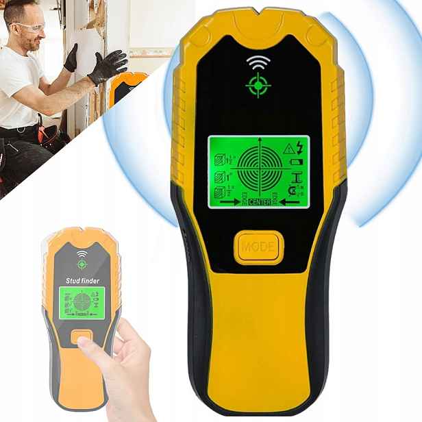 Detektor kovů elektrických kabelů ze dřeva ve zdi, multifunkční zařízení