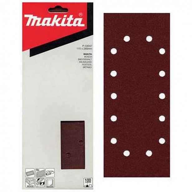 Makita - Brusný pás K240, 115x280 mm, 10 ks P-33071