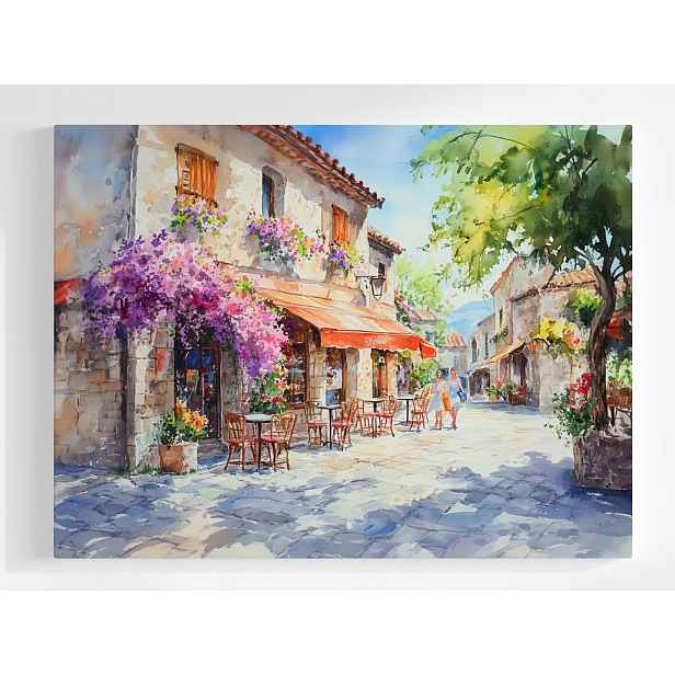 Plakát Město Ulice Itálie Chorvatsko Léto Slunce 100x75