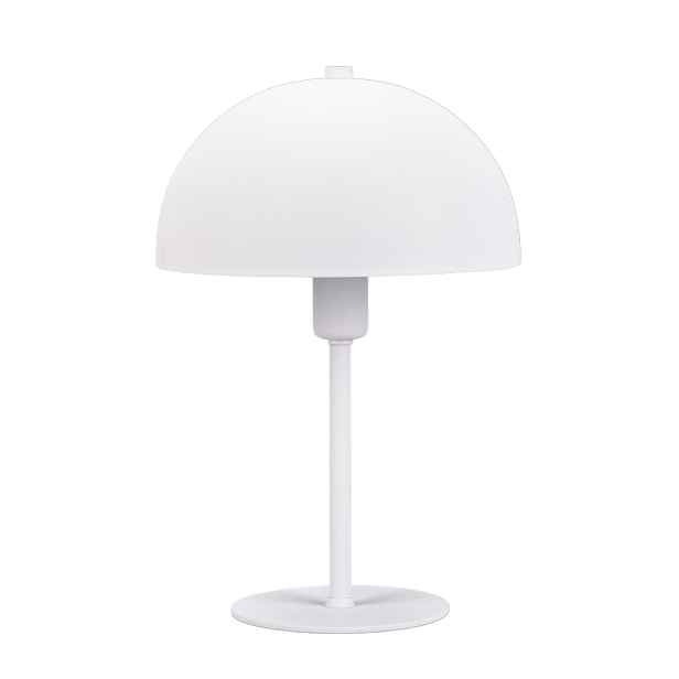 Stolní lampa kulatý stínidlo Nola bílá Trio 30,5 cm