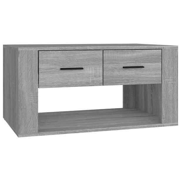 vidaXL Konferenční stolek šedý sonoma 80x50x40 cm kompozitní dřevo
