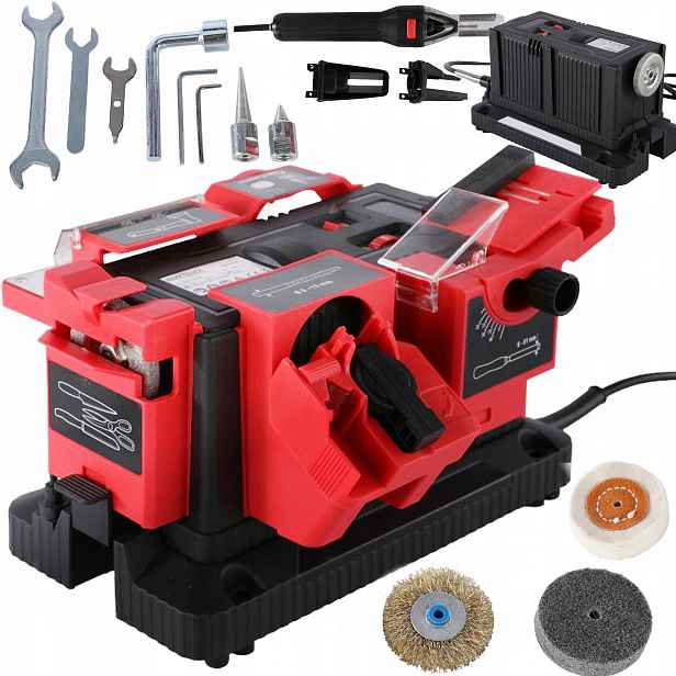 Multi Brousek Multifunkční Na Nože Vrtáků Hoblík 8V1 220W