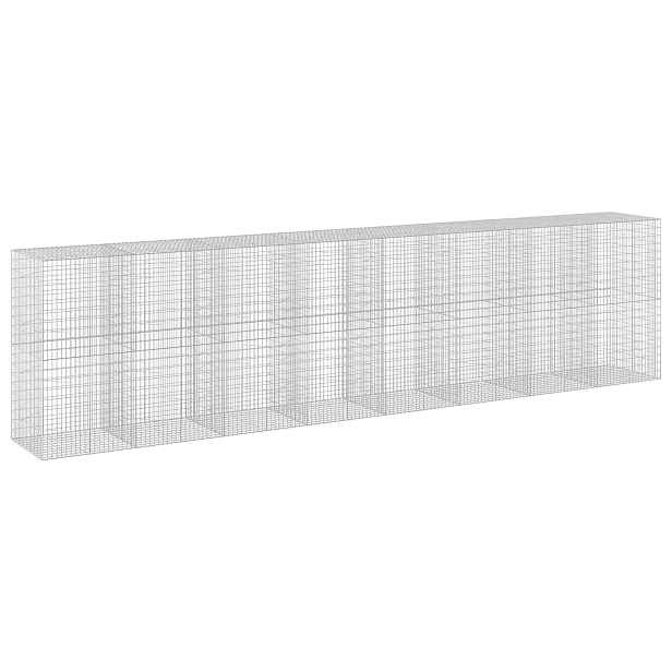 vidaXL Gabion s drátem 3,5 mm a síťkou 5x10 cm 800x100x200 cm