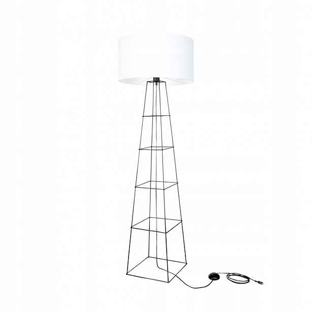 Drátěná Velká Stojací Lampa S Loftovým Stínítkem Do Obývacího Pokoje E27 Led