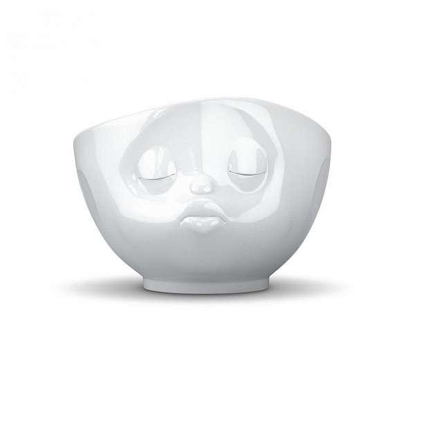 Bílá porcelánová líbající miska 58products