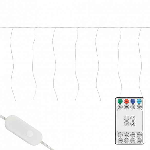 ECD-Germany LED světelná girlanda 600 cm, teplá bílá